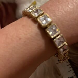 Judith Ripca Gold and Silver Tone Bracelet